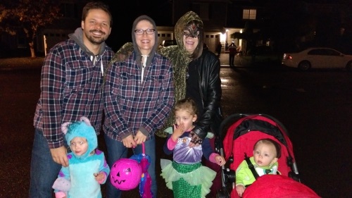 Out doing some trick-or-treating