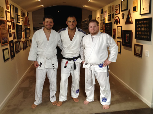 Donnie and I with Ralek Gracie