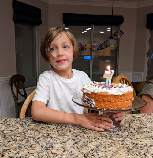 Happy 7th Birthday Enzo!￼