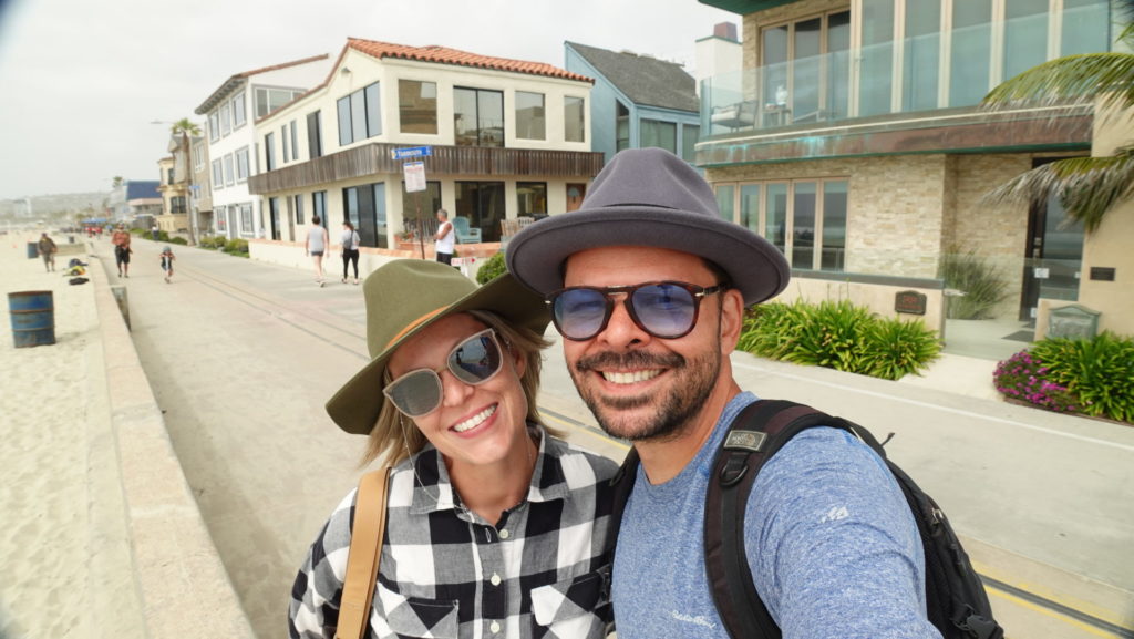 Jessica and Michael Pellegrini in Pacific Beach, San Diego