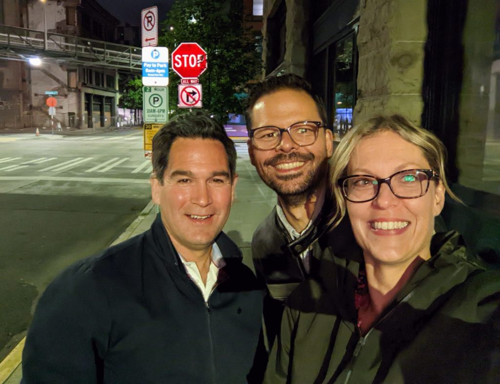 Michael Don Rico, Michael Pellegrini, and Jessica Pellegrini, in Seattle, WA