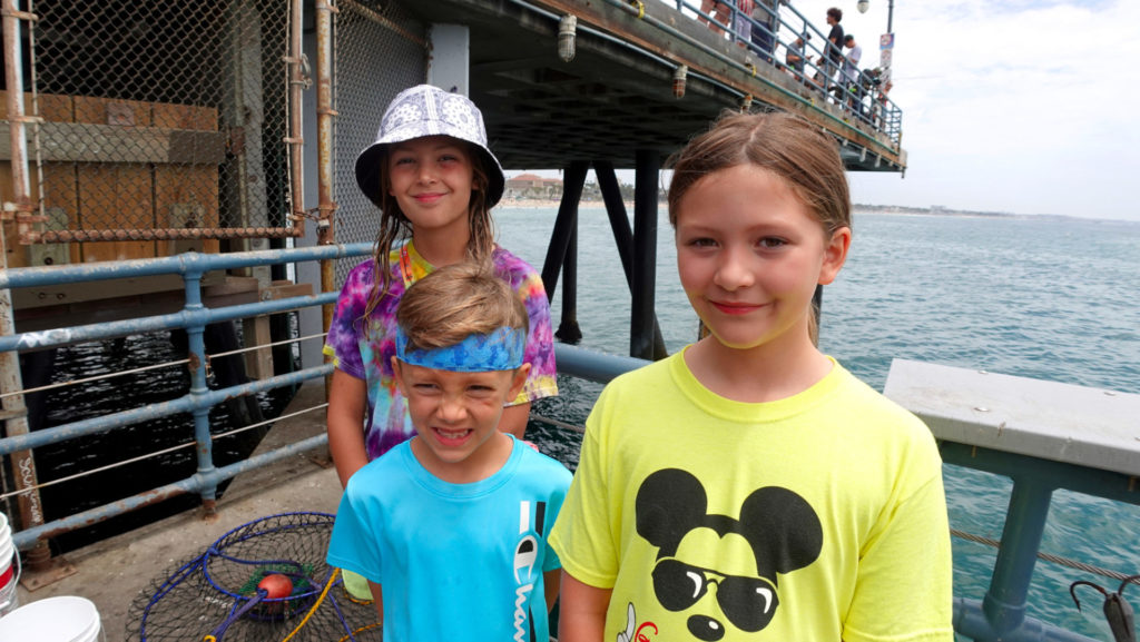 Pellegrini Kids at the Santa Monica Pier