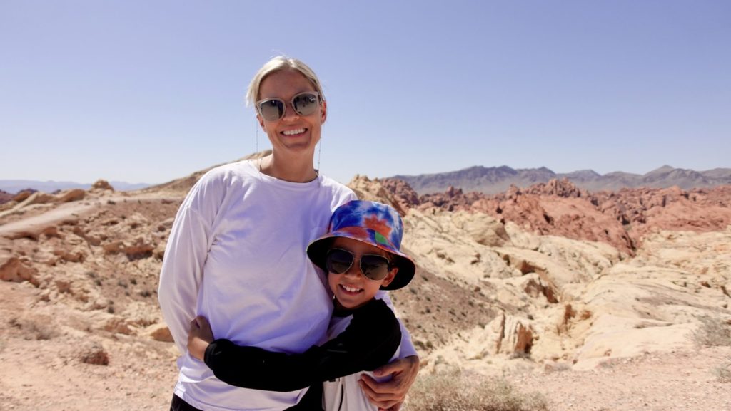 Jessica and Enzo Pellegrini at Valley of Fire State Park