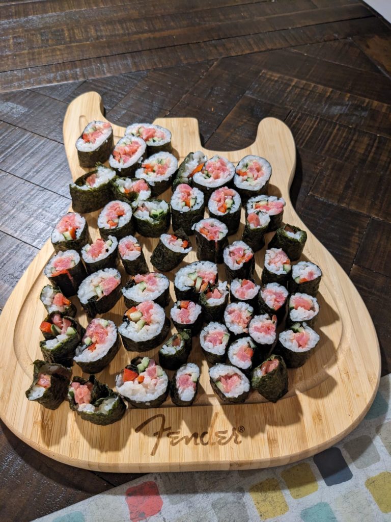 Our 2nd time making sushi at home
