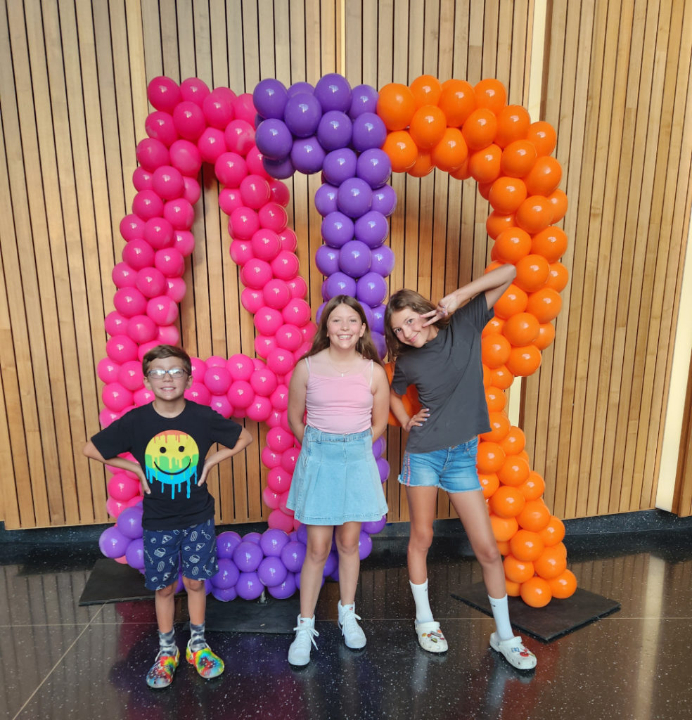 Pellegrini kids at the AJR show, Phoenix 2024