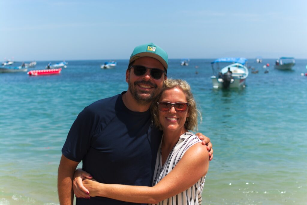 Michael & Jessica Pellegrini at Mismaloya beach